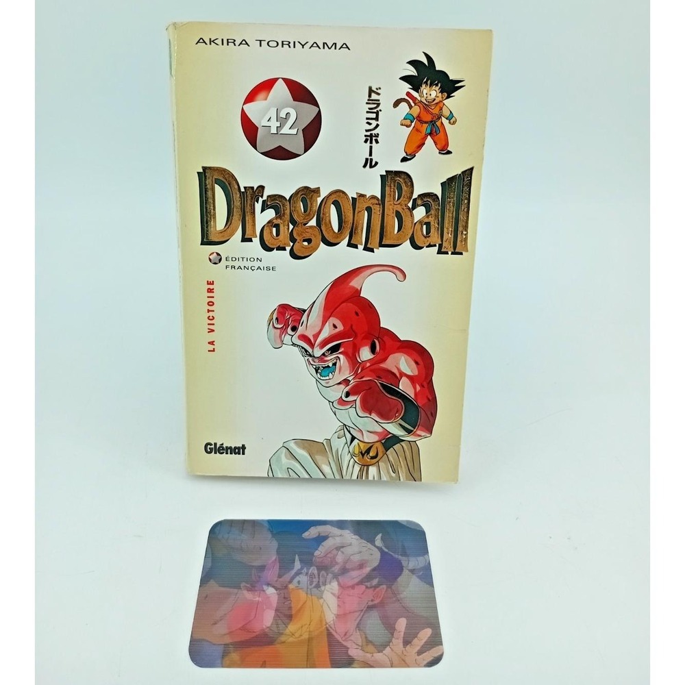 Manga DragonBall 42 Akira Toriyama‎ La Victoire Edition francaise Glenat + Carte